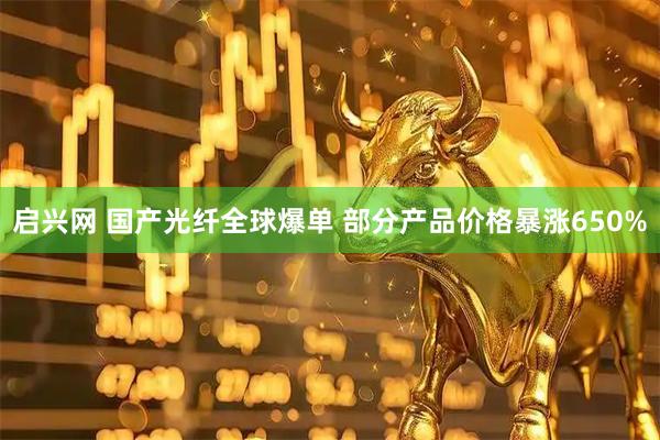 启兴网 国产光纤全球爆单 部分产品价格暴涨650%