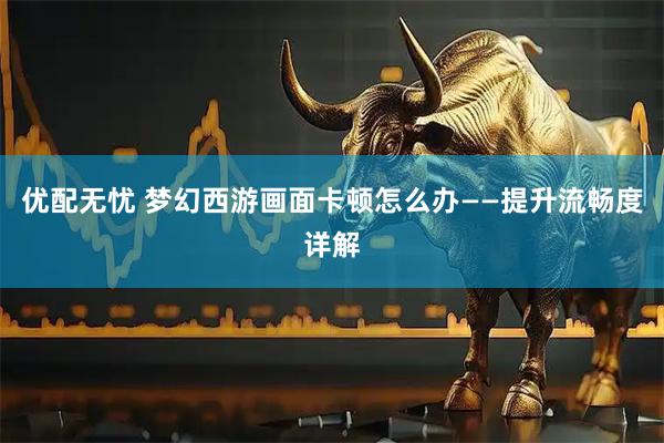 优配无忧 梦幻西游画面卡顿怎么办——提升流畅度详解